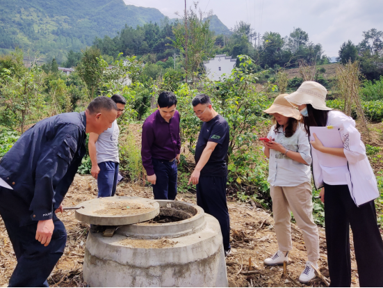 图说|深入农村，为生活污水处理设施“体检”