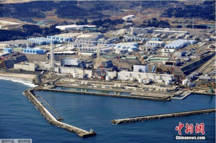 图为2022年2月13日的日本福岛第一核电站。
