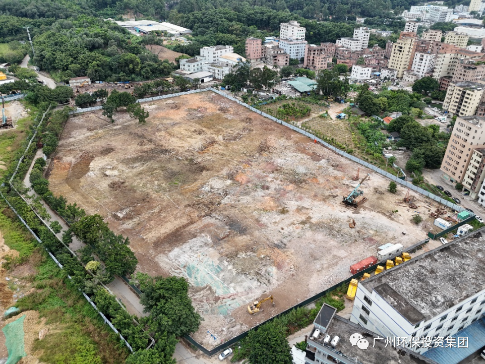 广州市白云区建筑废弃物资源化利用示范项目（一期工程）进入全面建设阶段