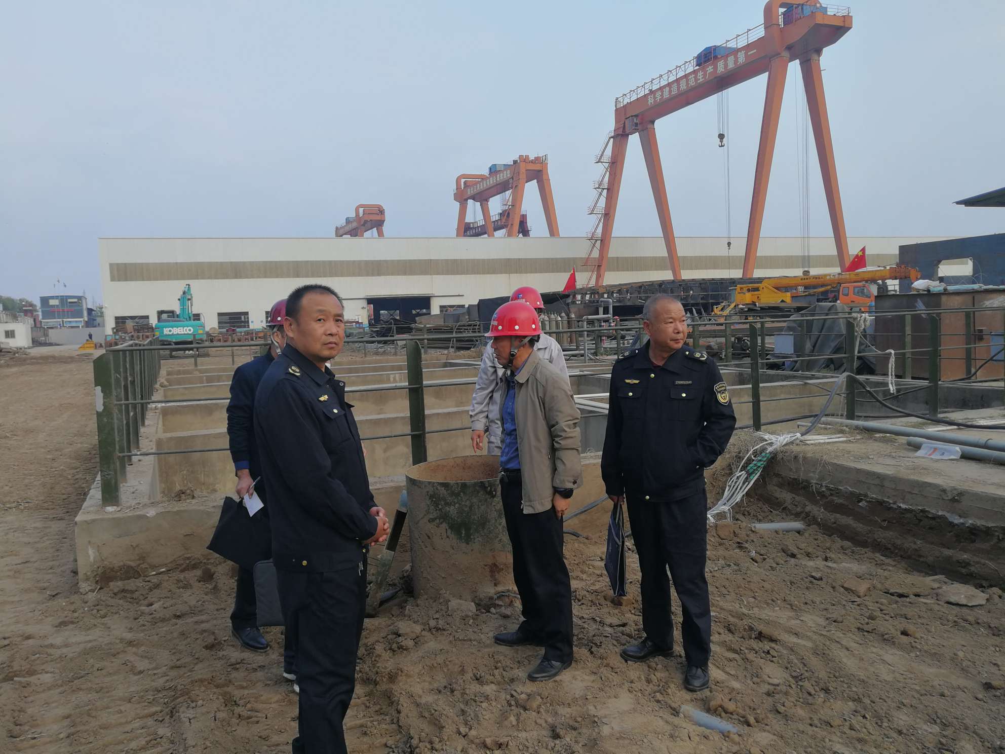 黄冈紧盯修造船企业各产污环节  坚守生态环境质量