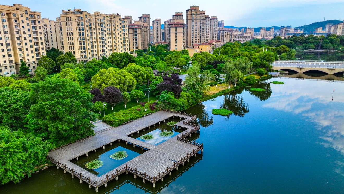 安徽芜湖:公园景色美如画——中国环境网