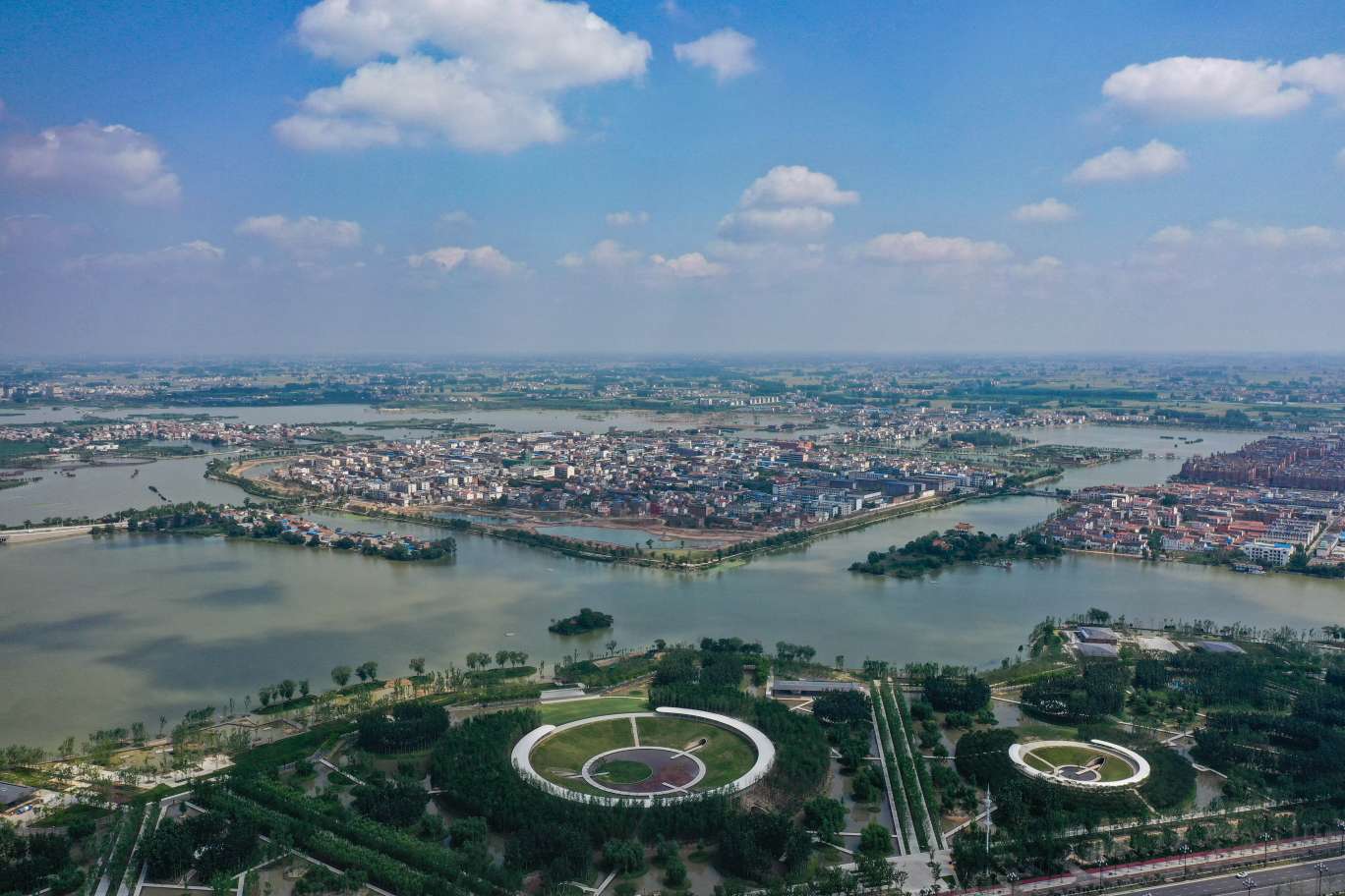 (我拍大美中国)河南周口:绿水蓝天生态宜居城——中国环境网