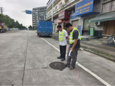 江海分局联合城管部门选定市政管网监测点位.png